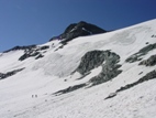 glacier des Fours et pointe de Méan Martin